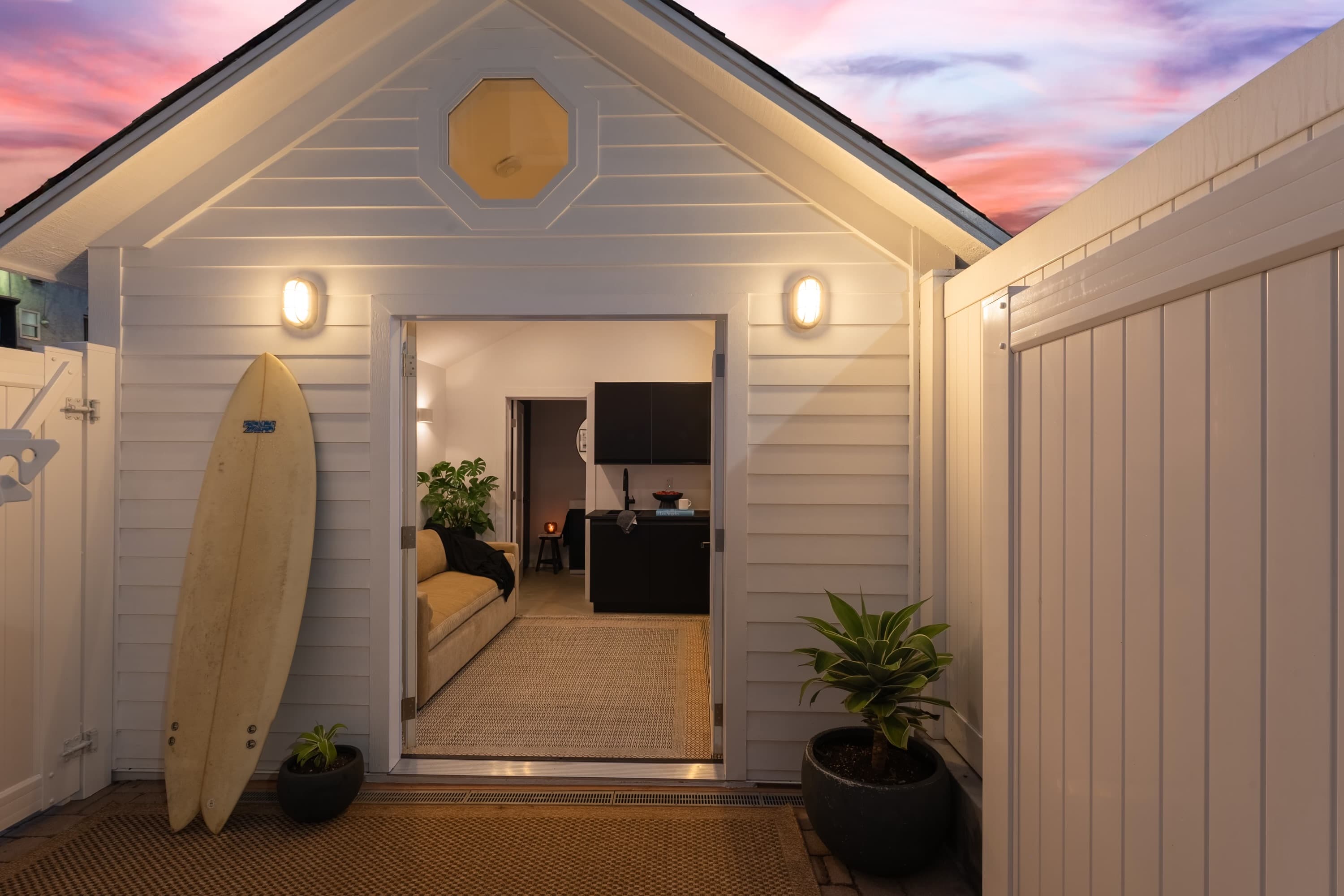 Garage converted to a studio ADU